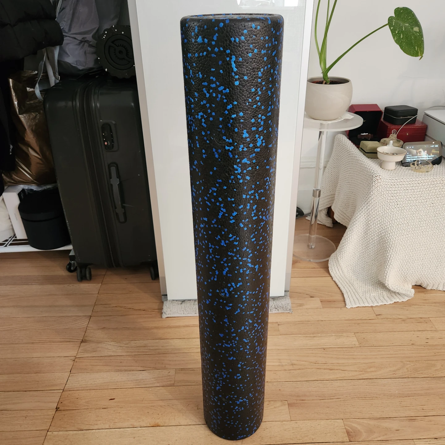 AmazonBasics Foam Roller - Black/Blue