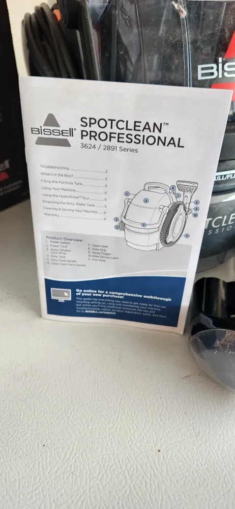 Bissell SpotClean Professional 3624/2891 Series image indicator(3)