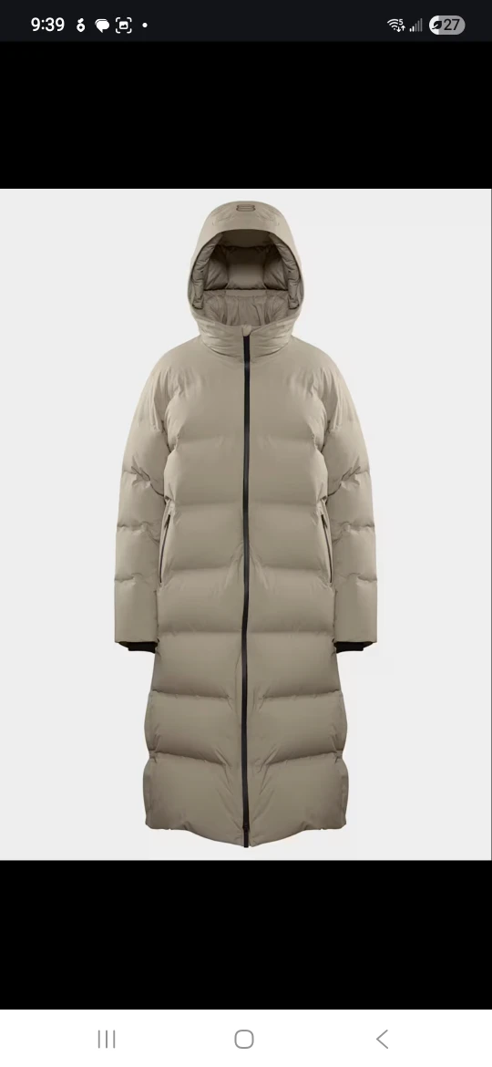Aritzia The Super Puff2O Long - Rainstop Modern Taupe - photo 2
