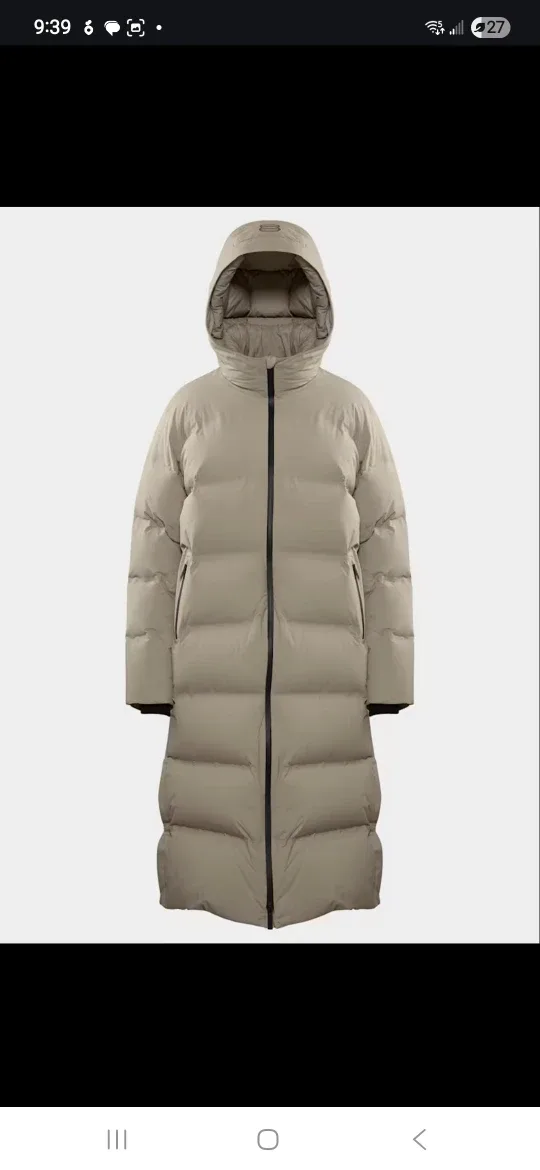 Aritzia The Super Puff2O Long - Rainstop Modern Taupe image indicator(2)