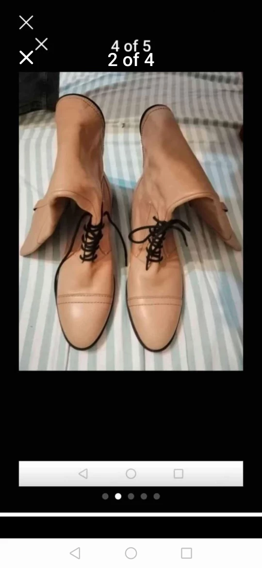 Leather Lace-Up Boots - photo 2