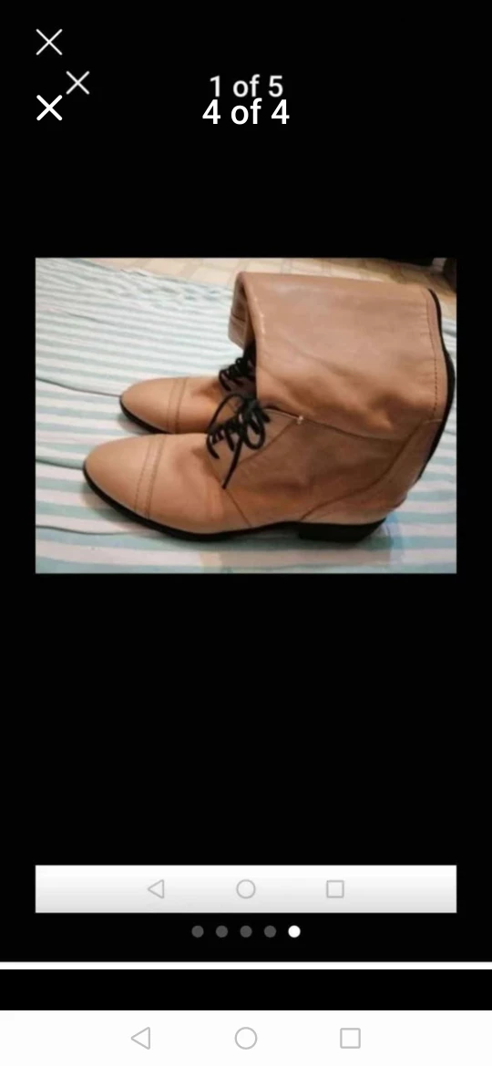 Leather Lace-Up Boots - photo 3