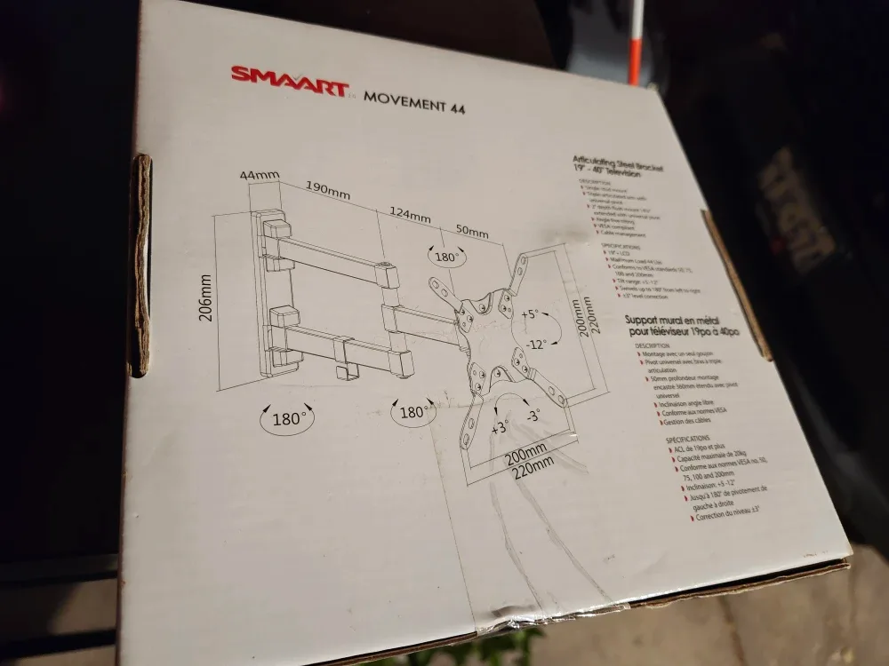 Articulating TV Wall Mount 19"-40"