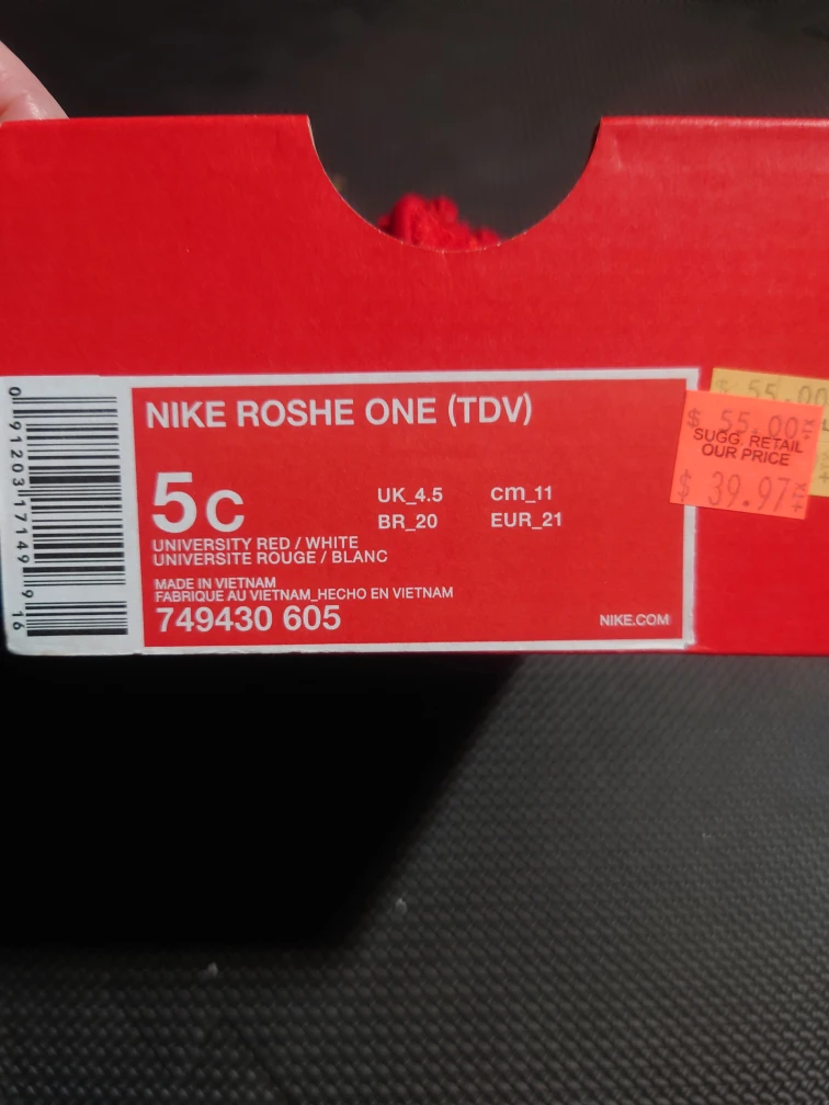 Nike Roshe One (TDV) Size 5C - Toddler Shoes - photo 2