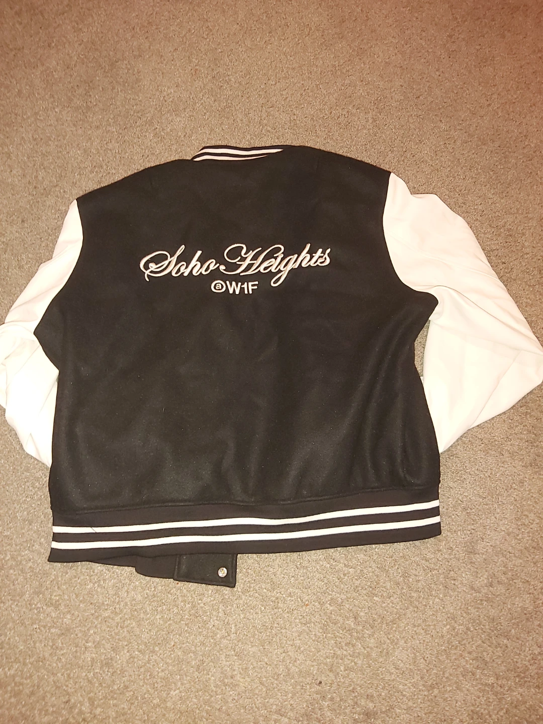 Soho Heights Black & White Varsity Jacket - photo 2
