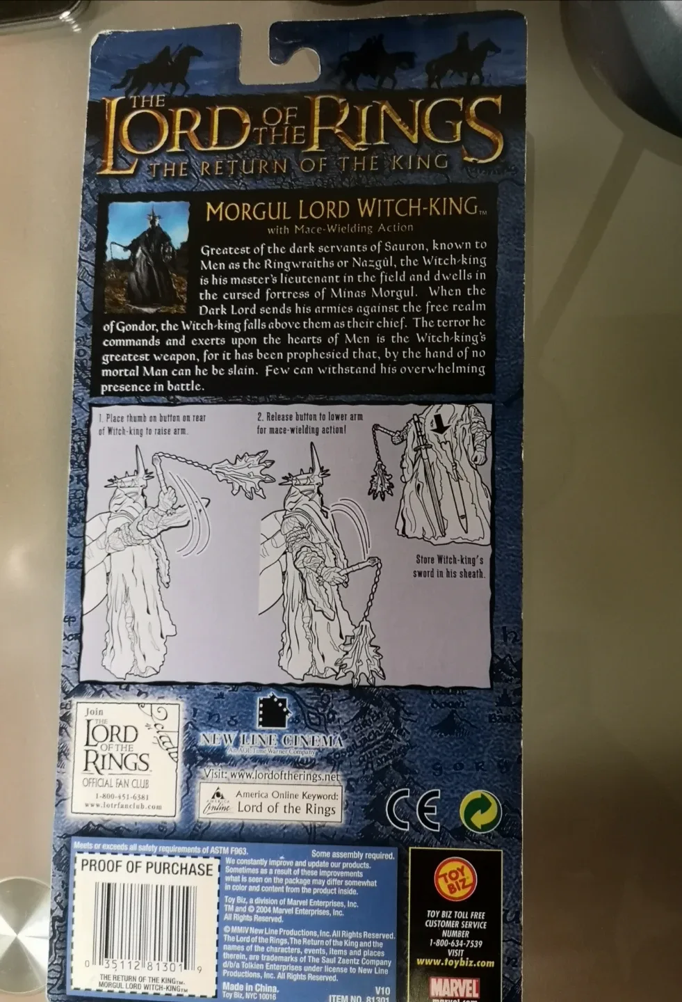 8" Morgul Lord Witch King of Angmar ~ 2003 LotR image indicator(6)