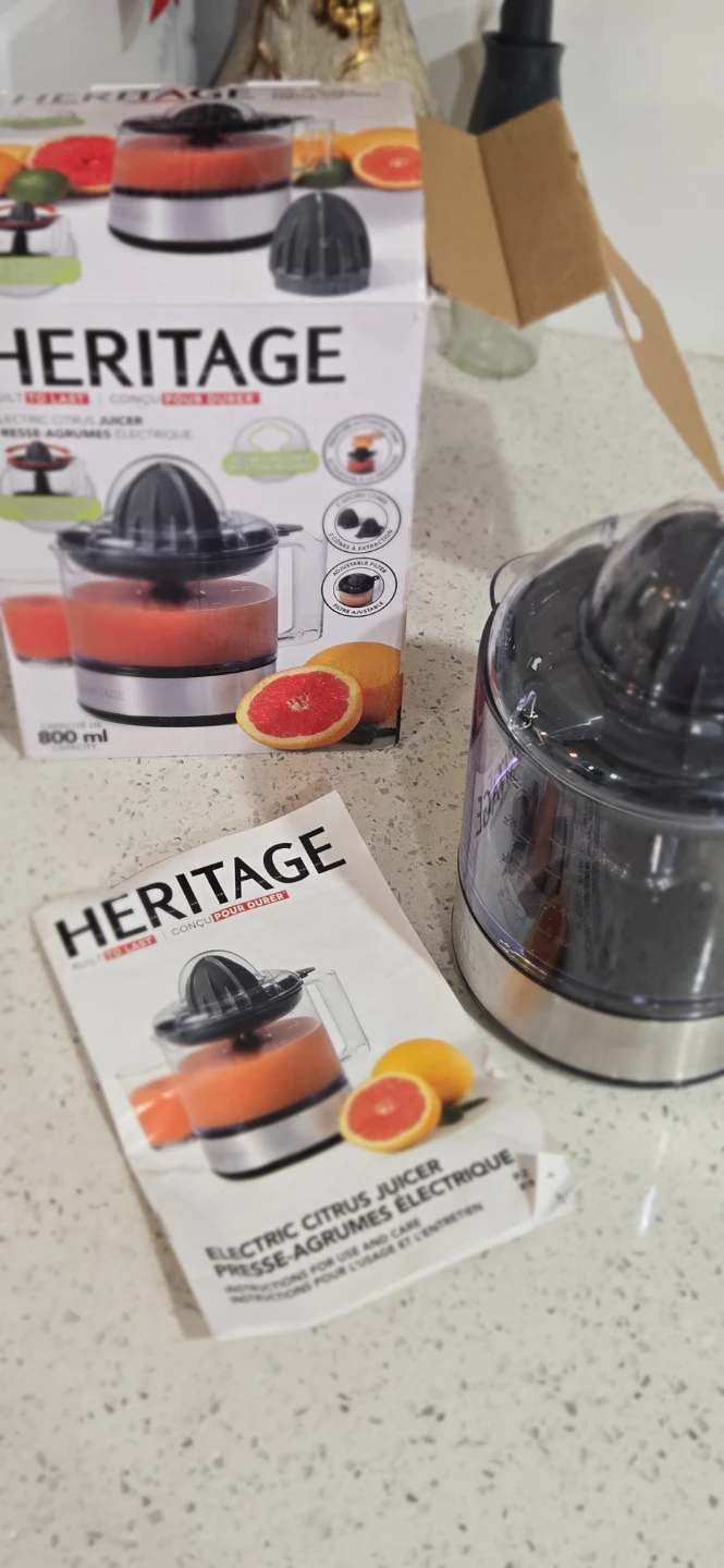 Heritage Electric Citrus Juicer - Like New! - photo 4
