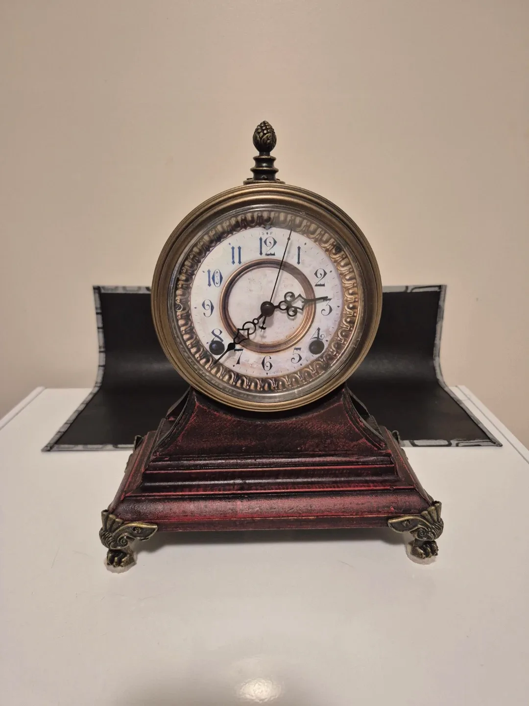 Vintage Looking Mantle Clock #Cleanout