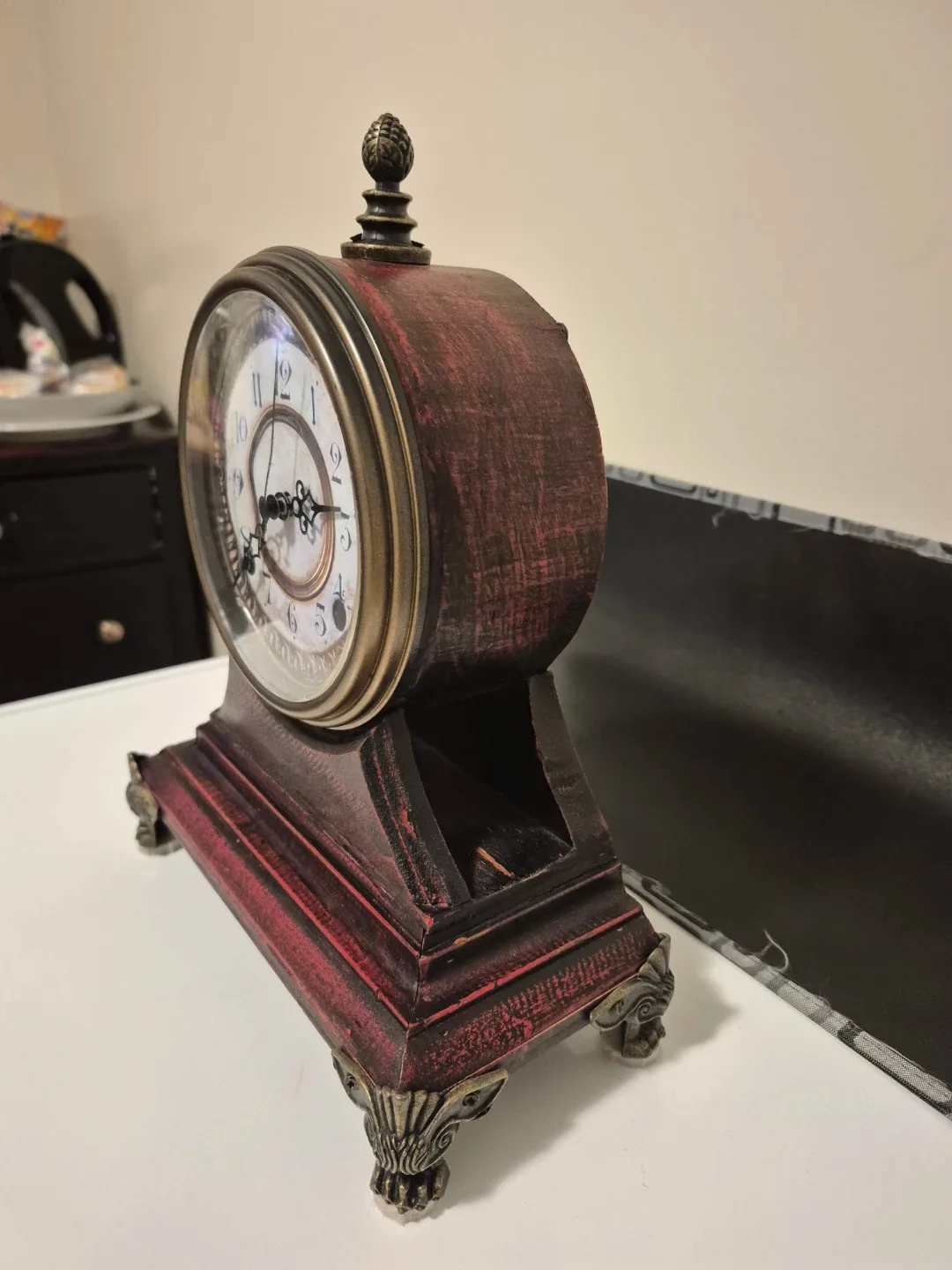 Vintage Looking Mantle Clock #Cleanout image indicator(3)