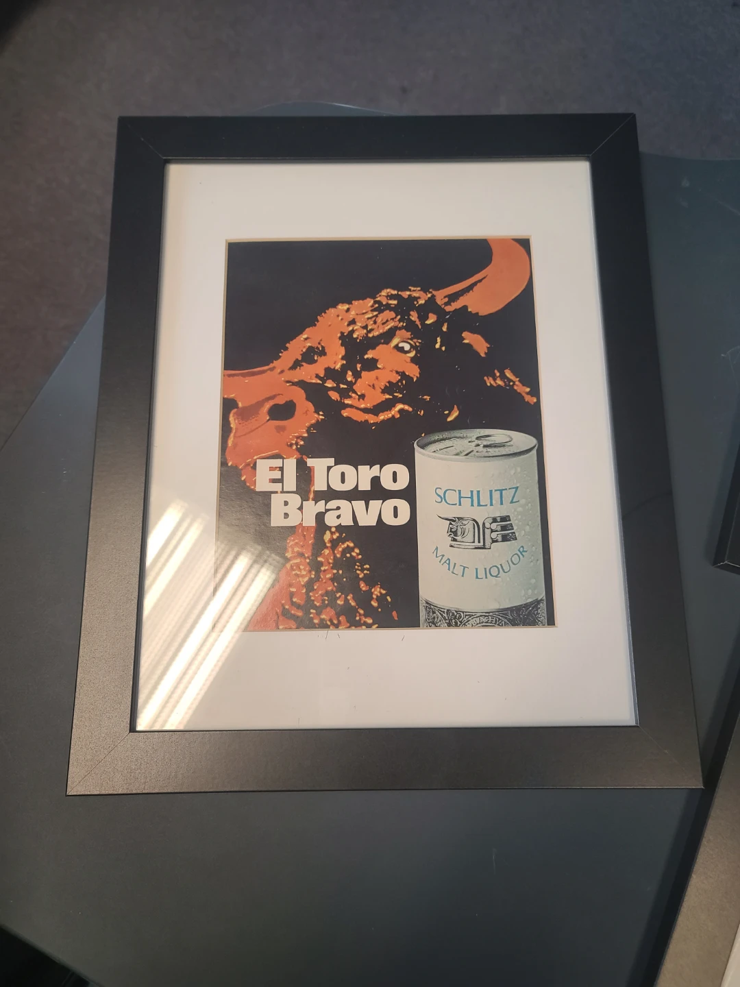 Set of 3 Framed Bull Art Prints - photo 2