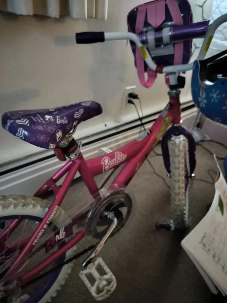 Barbie Kids' Bike - Pink & Purple