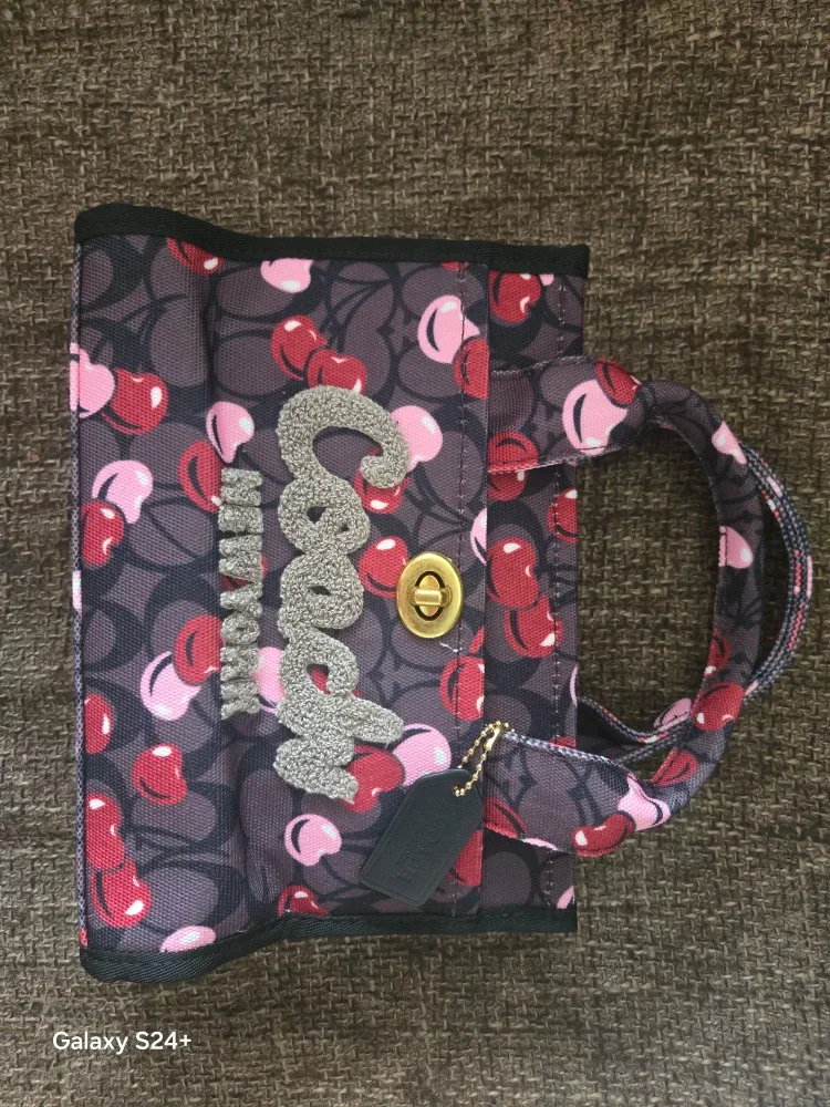 Coach Cherry Print Mini Tote Bag image indicator(4)