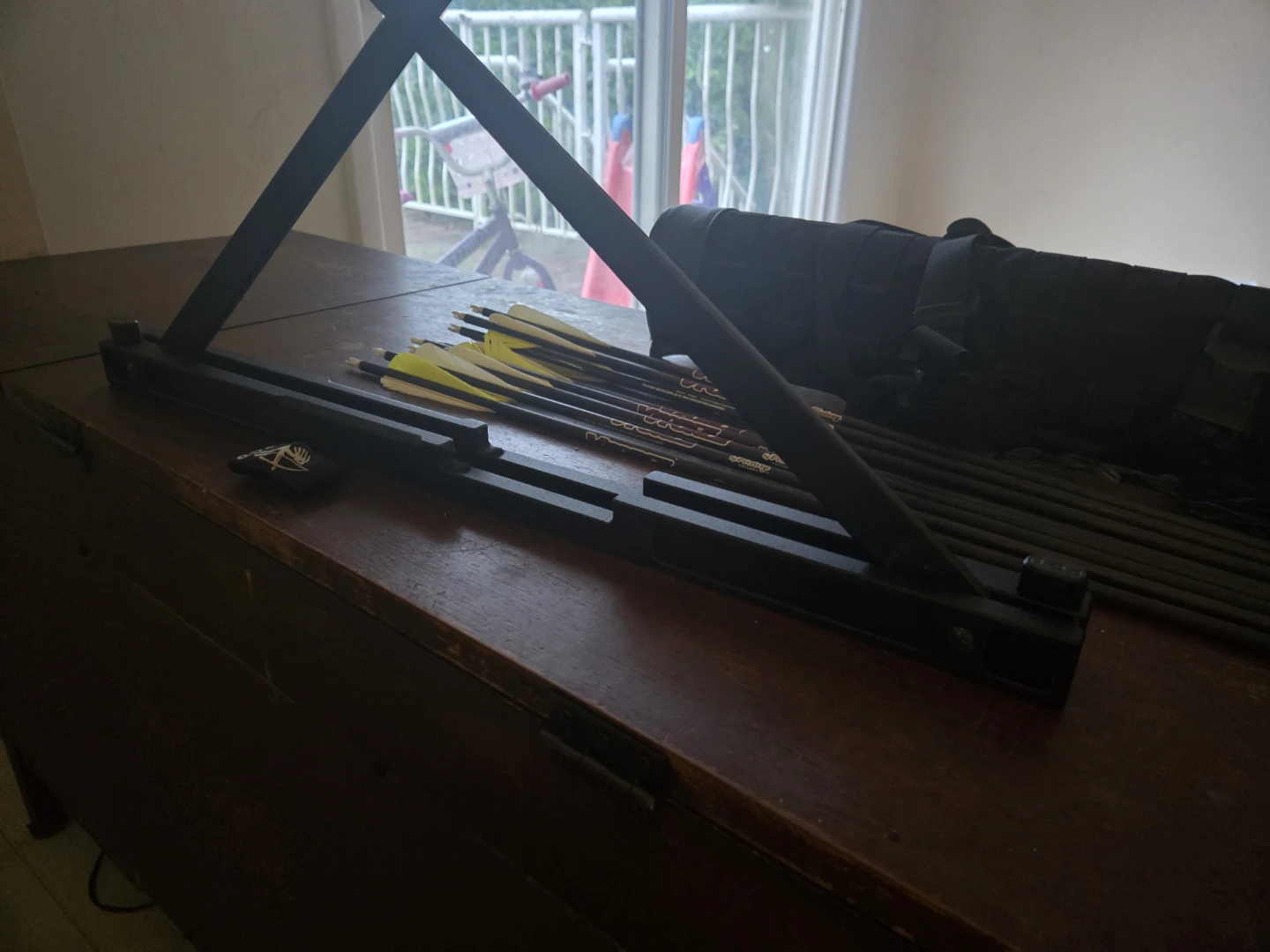 Collapsible Longbow and Gear