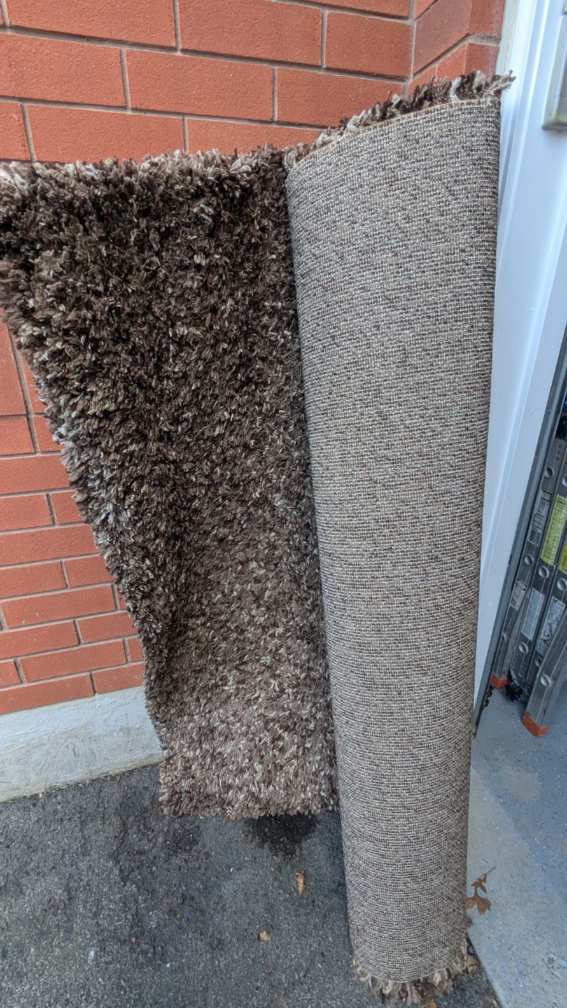 5x7 Brown Shag Rug