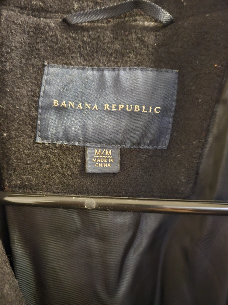Banana Republic Black Wool Blend Jacket - Size M - photo 2