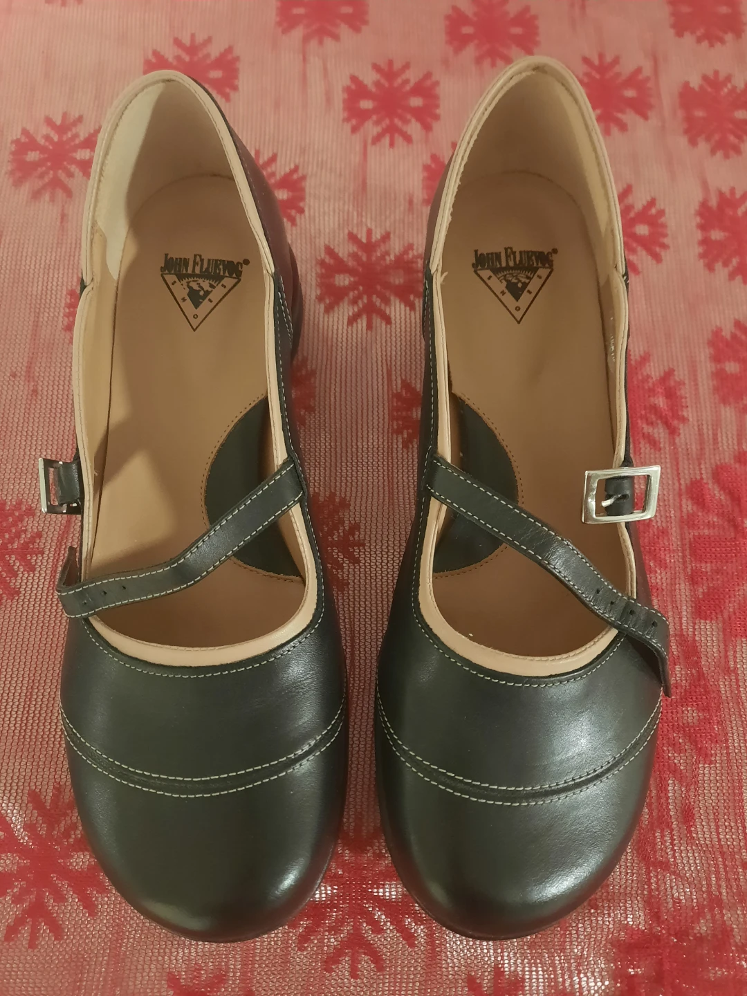 John Fluevog Black Mary Janes - Size 9
