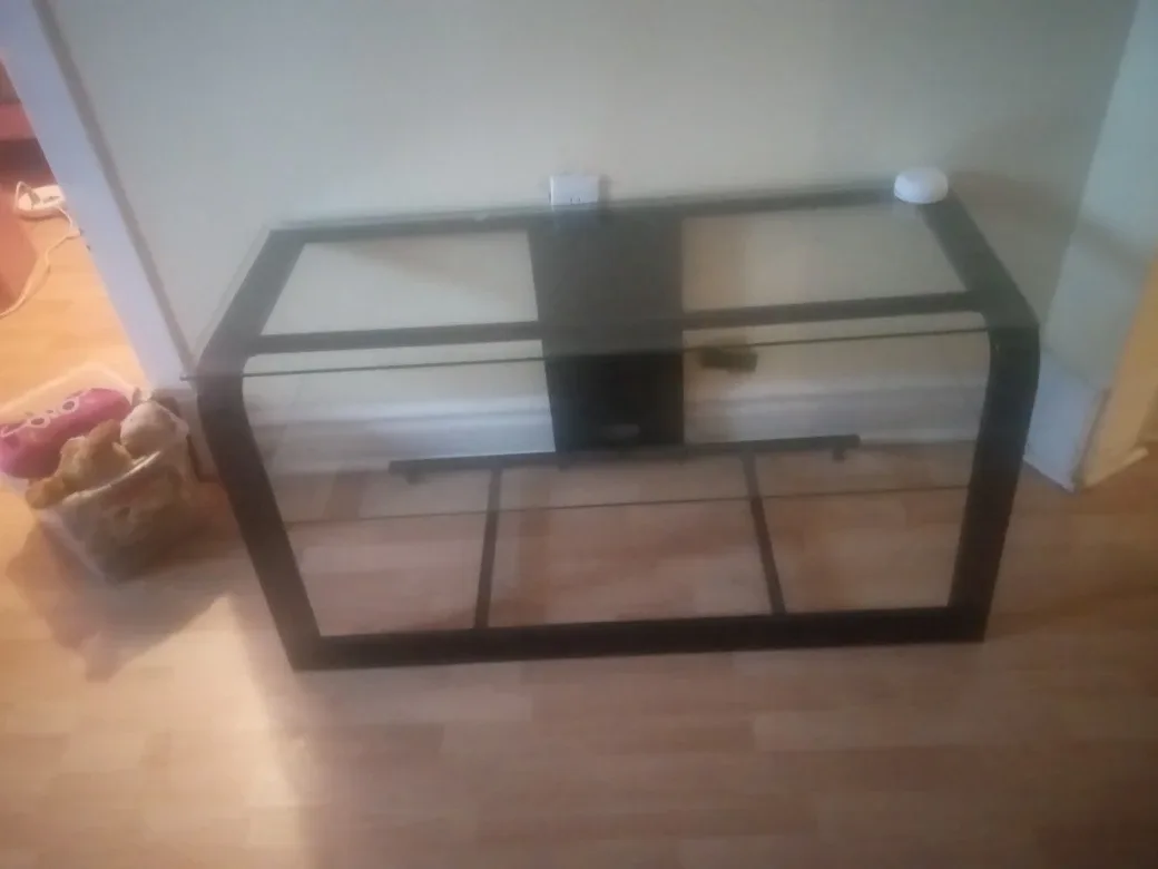 Glass TV Stand