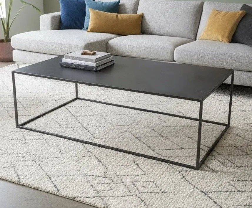Beautiful Metal Coffee Table - Black