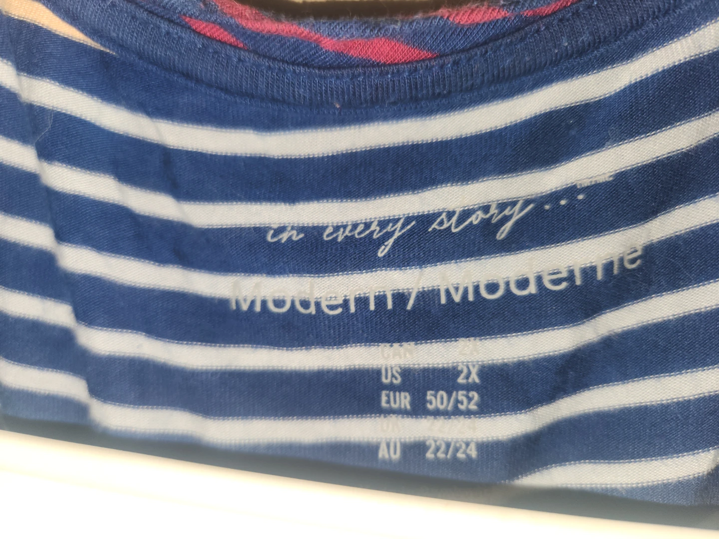 3 Studio Striped Tops - Size 3X/2X