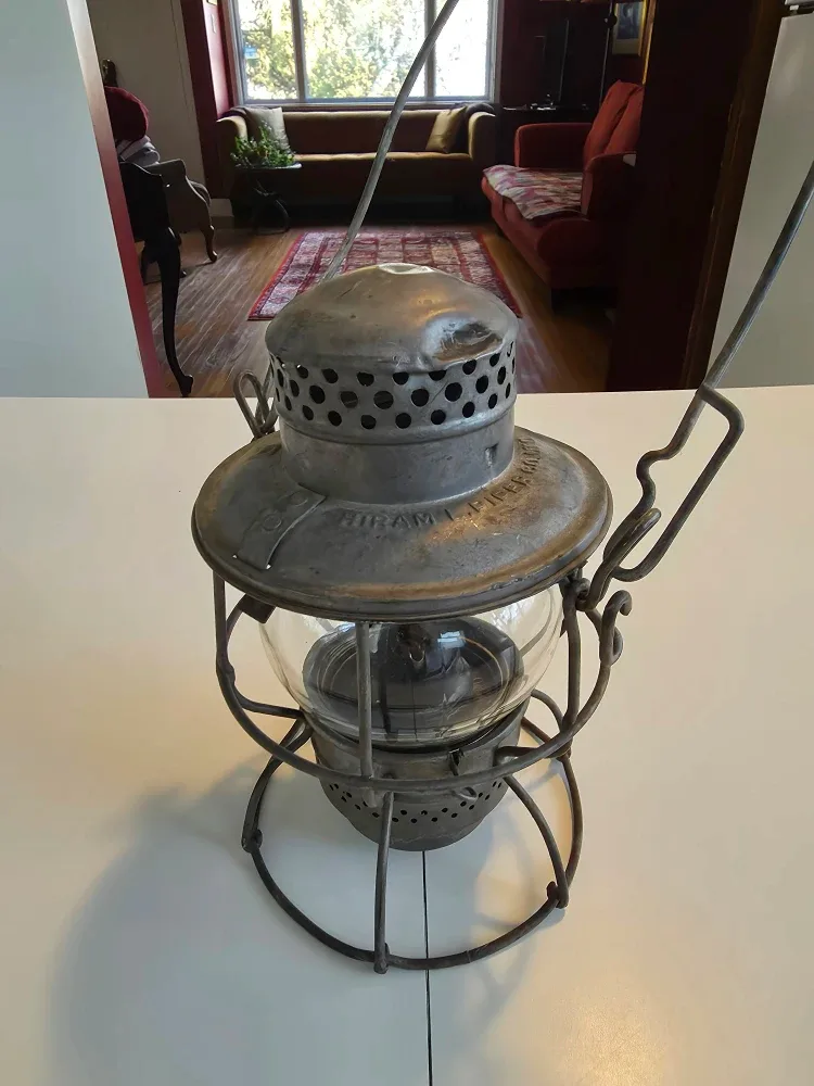 Vintage CNR Hiram L. Piper Railroad Lantern