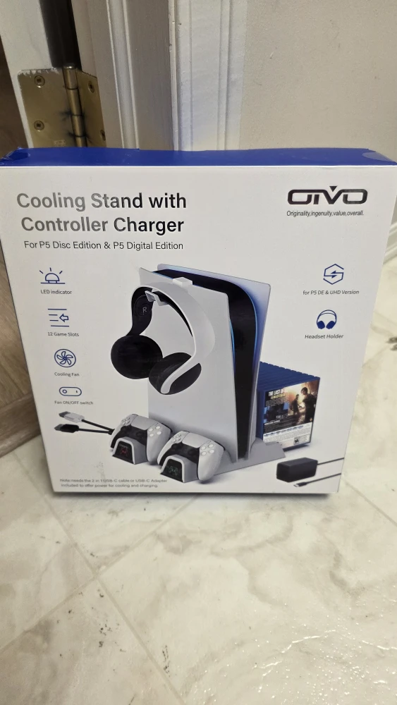 OIVO PS5 Cooling Stand & Controller Charger