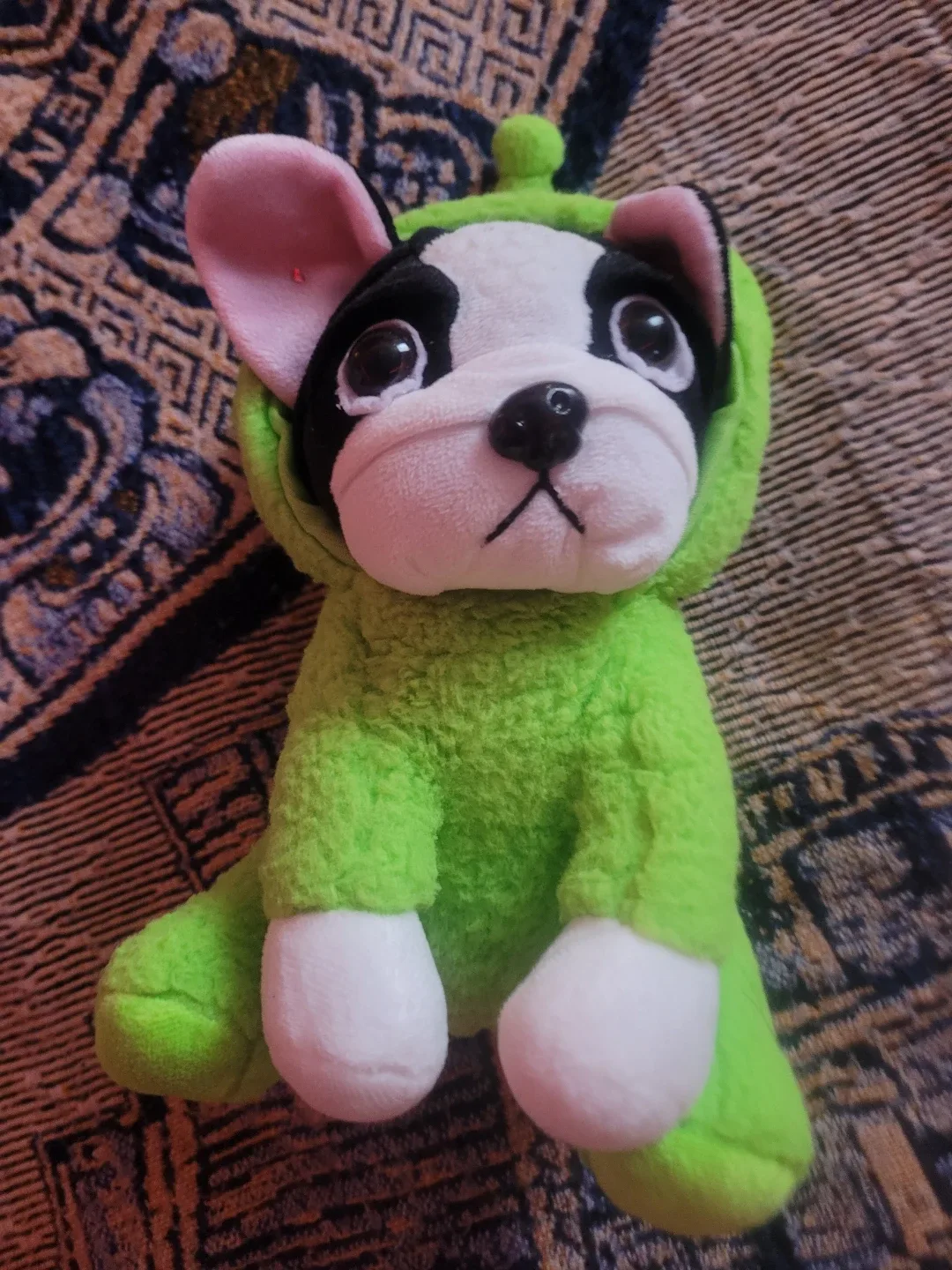 Dog Plush Toy in Frog Costume #clearance freecylle ♻️ image indicator(2)
