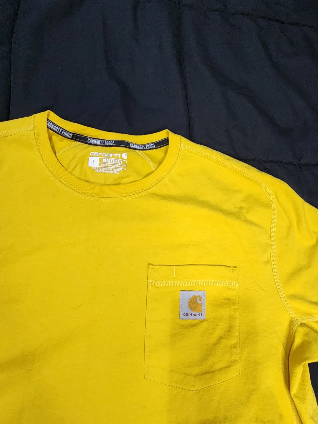 Carhartt Force Relaxed Fit T-Shirt - Yellow, Size L - photo 2