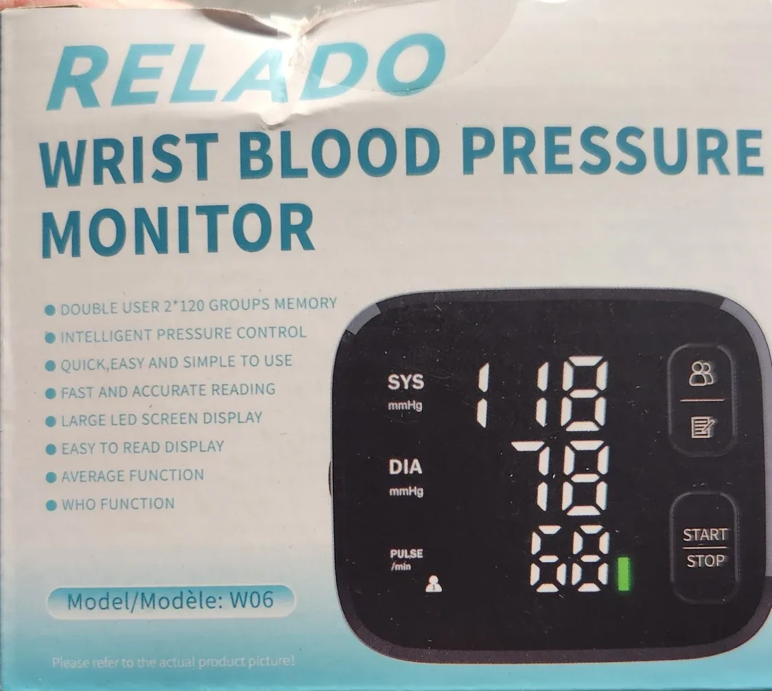 RELADO Wrist Blood Pressure Monitor W06 - New image indicator(2)
