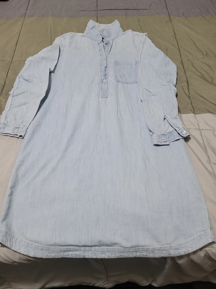 Light Blue Denim Dress