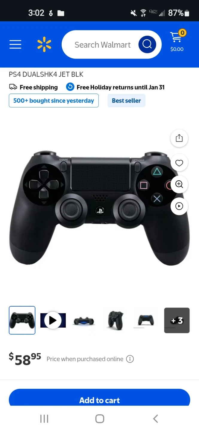 SONY PLAYSTATION 4 CONTROLLER - photo 4