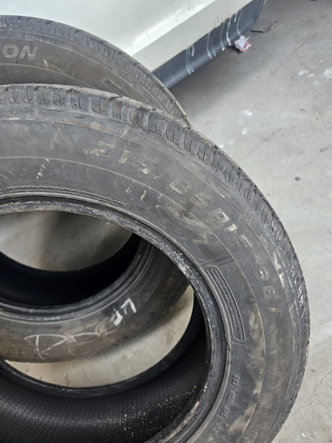 2X215/65/R15 MotoMaster All Season Tires only pair