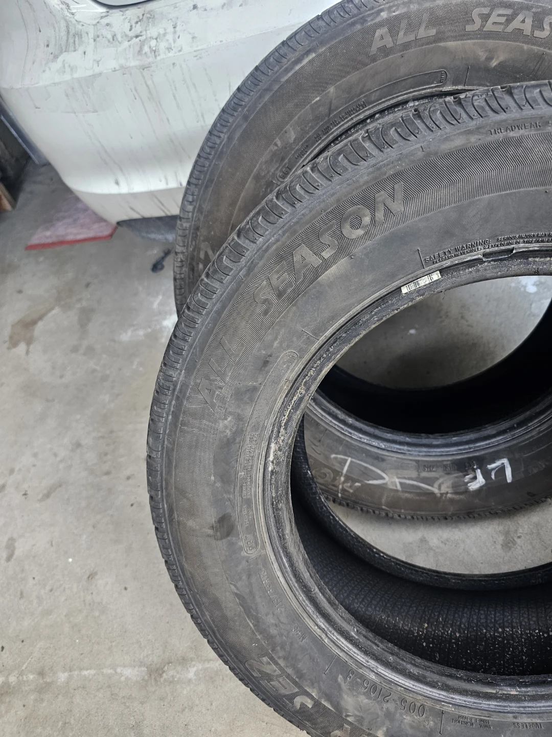 2X215/65/R15 MotoMaster All Season Tires only pair - photo 2