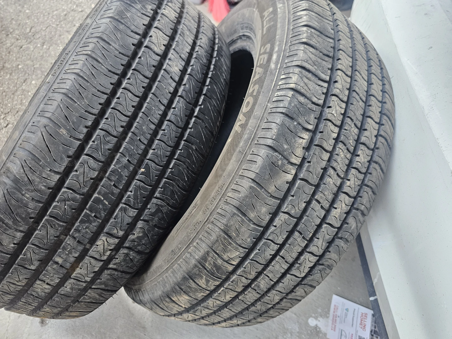 2X215/65/R15 MotoMaster All Season Tires only pair - photo 5