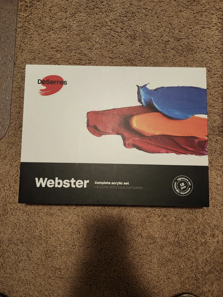 DeSerres Webster Complete Acrylic Set - New