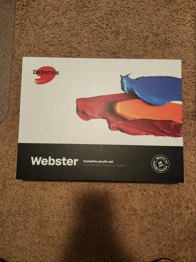 DeSerres Webster Complete Acrylic Set - New