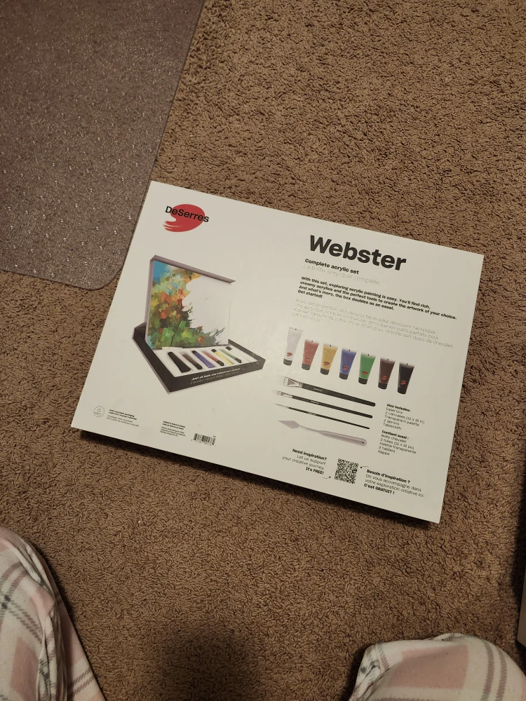 DeSerres Webster Complete Acrylic Set - New - photo 5