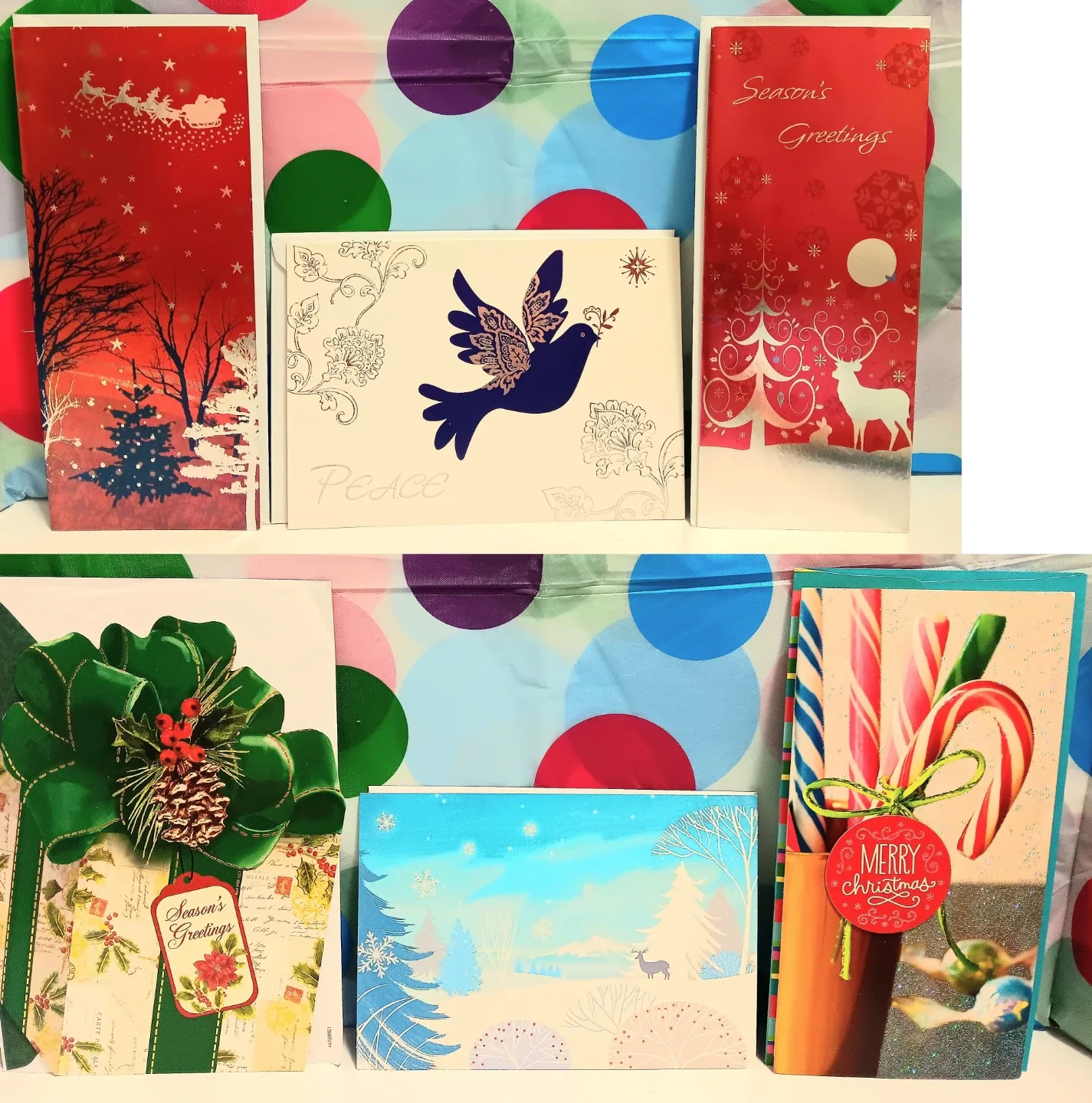 🎄Brand New Christmas Cards 39 Assorted Designs🎄 image indicator(4)