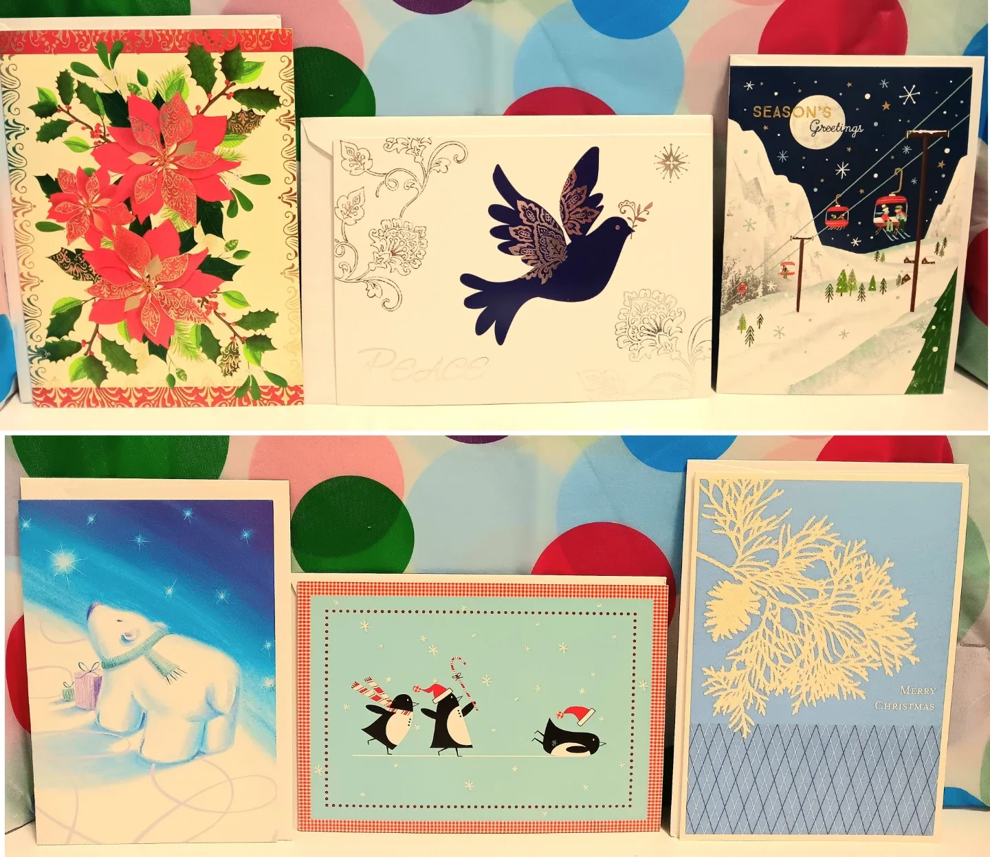 🎄Brand New Christmas Cards 39 Assorted Designs🎄 image indicator(5)