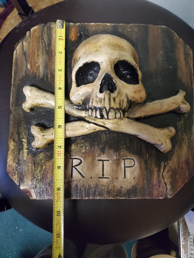 Skull & Crossbones Wall Art - R.I.P. Decor - photo 4