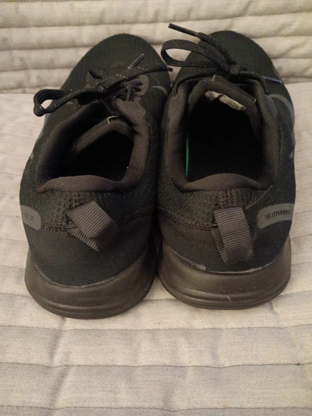 Nike Flex Experience RN 11 Black Shoes Size 9 - photo 3