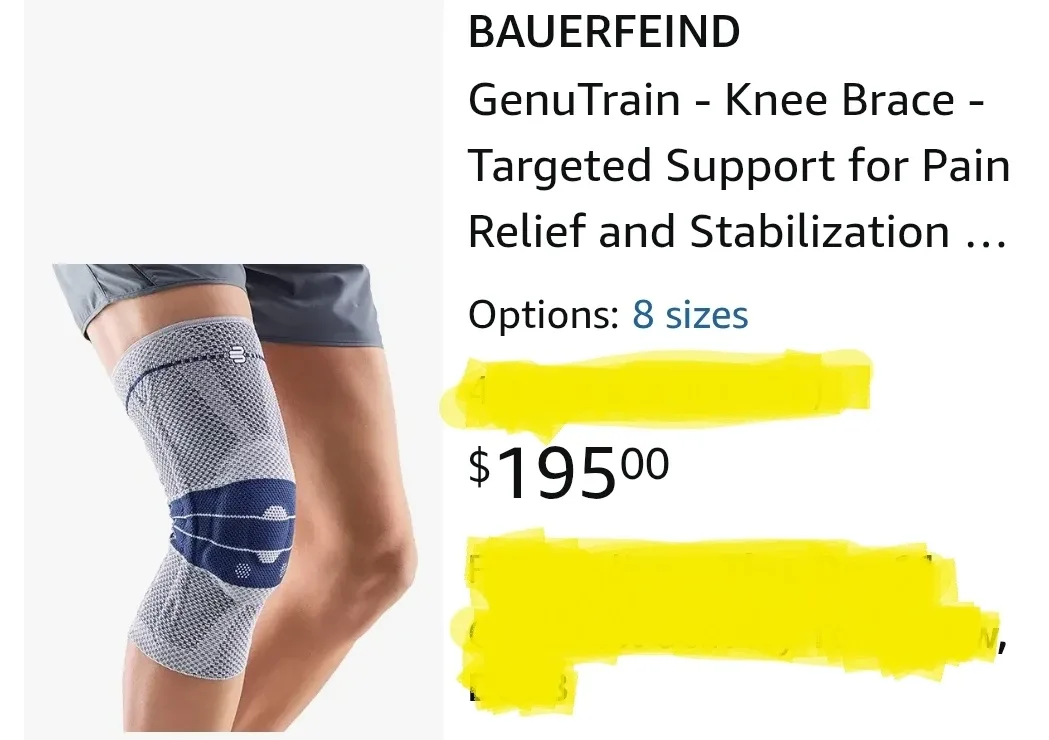 #Cleanout Bauerfeind GenuTrain Knee Support - Size 3 image indicator(7)