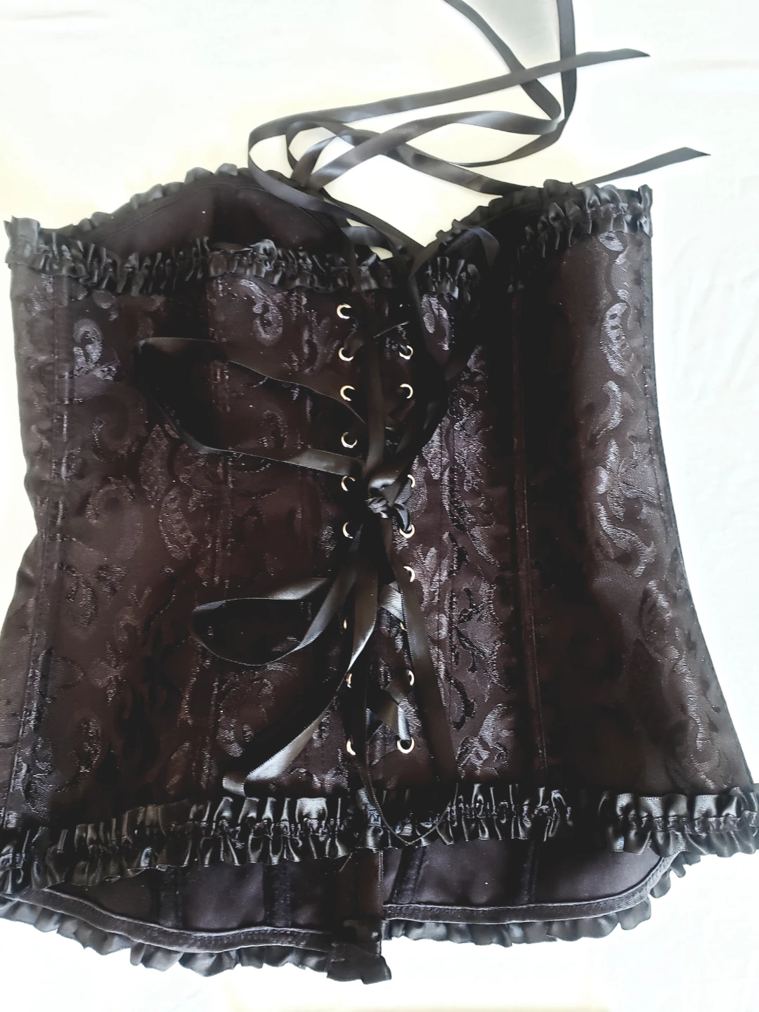 Black Corset & Panty Set - Size M - photo 4