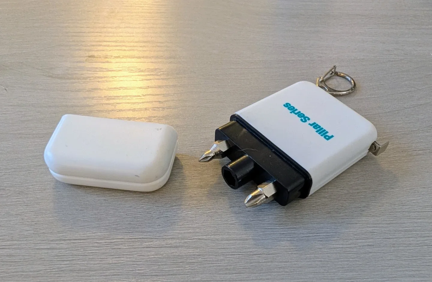 Pillar Series Mini Screwdriver with Tape Measure Keychain