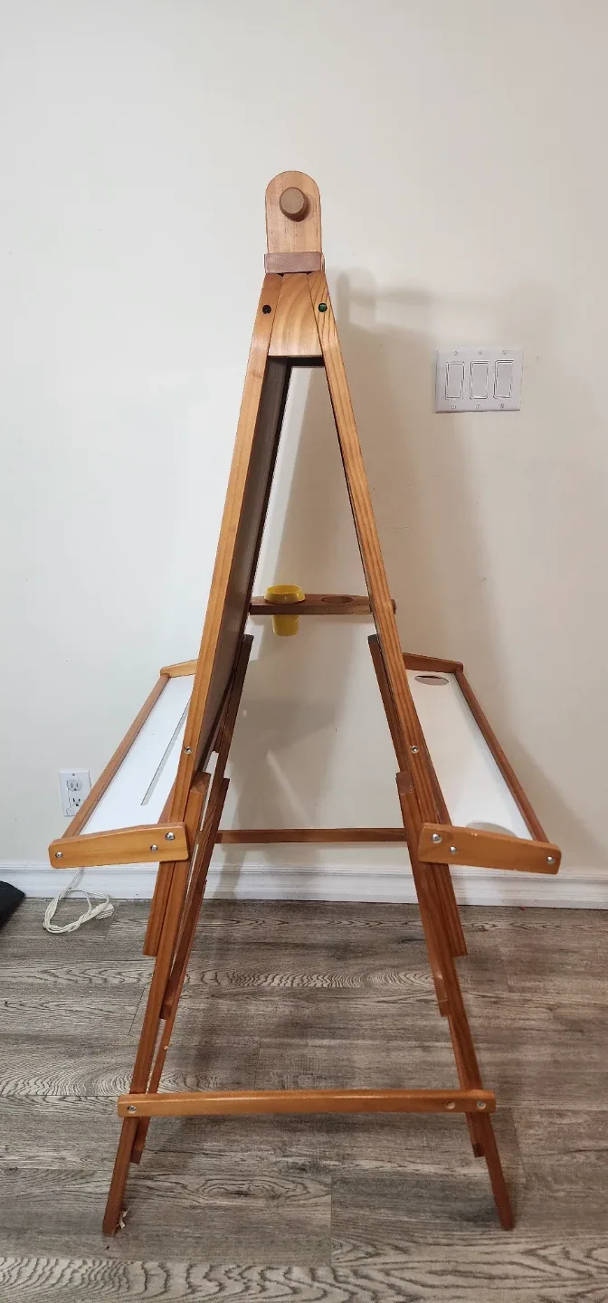 Wooden Easel - Whiteboard & Chalkboard image indicator(3)