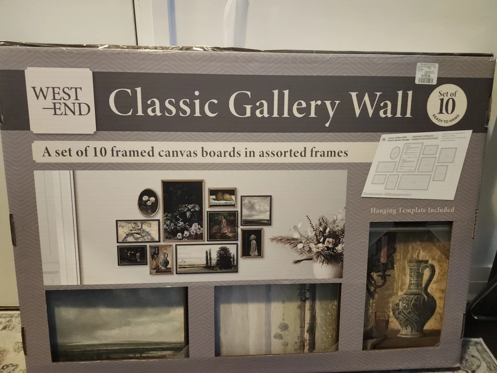 West End Classic Gallery Wall - Set of 10