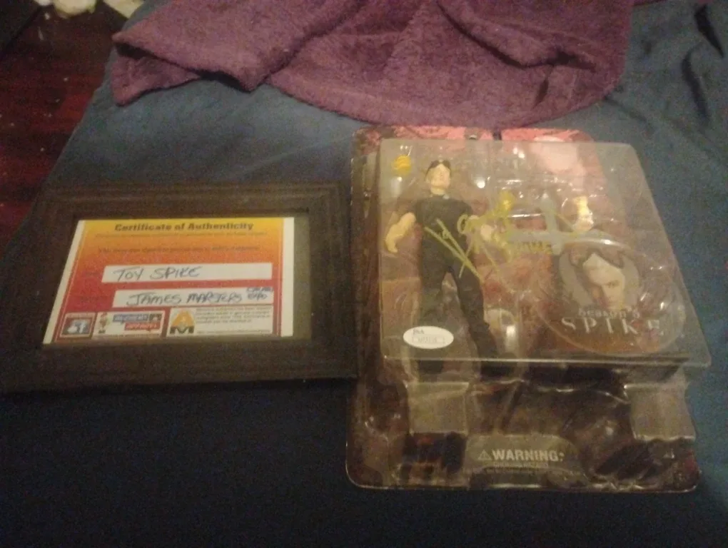 Angel Spike Action Figure Signed James Marsters