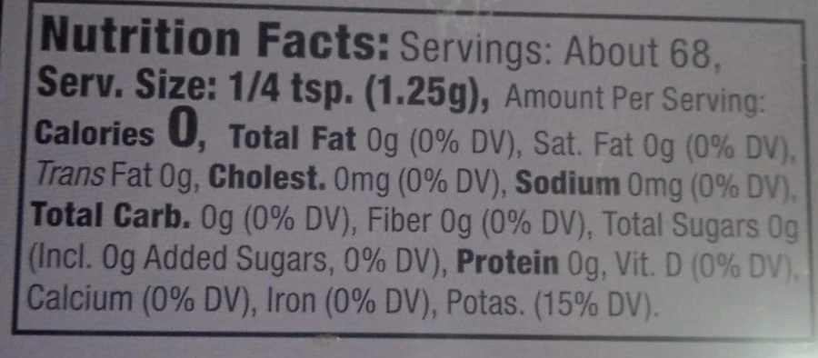 Brand: NU-SALT Nu-Salt Sodium-Free Salt Substitute, (Pack of 6) - photo 2