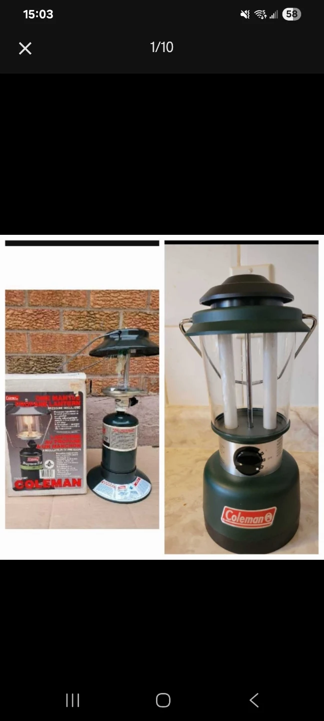 Coleman Lanterns (Read Ad)