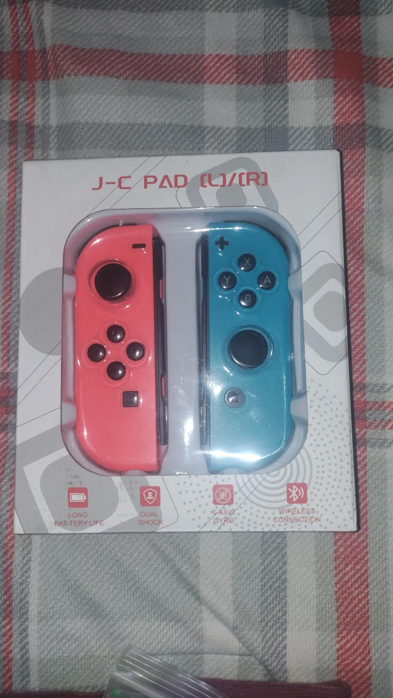 New J-C Pad (L)/(R) Controller - Pink & Blue