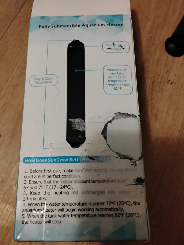 SunGrow 10 Watts Betta Heater image indicator(2)